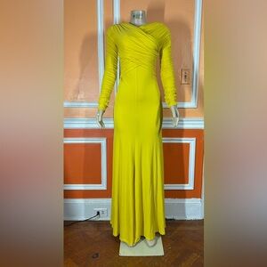 TOVE
Aurelie Draped Surplice Maxi Dress